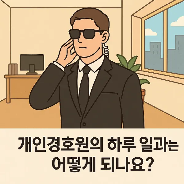개인경호원, 경호업체추천